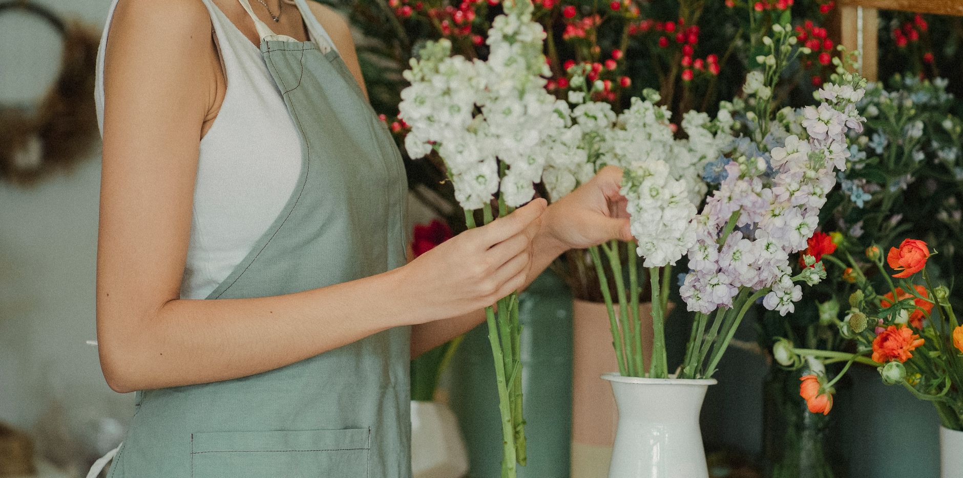 Fleuriste équipe à Saint-Denis